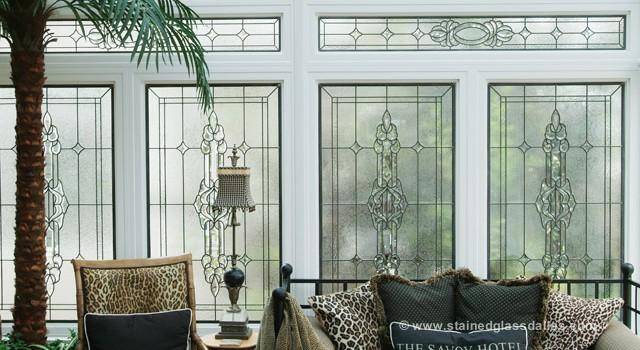 Stained Glass Transom Sunroom Dallas