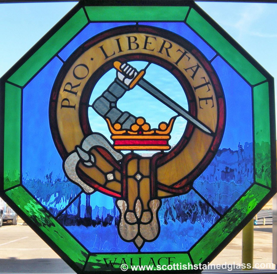 family crest stained glass dallas