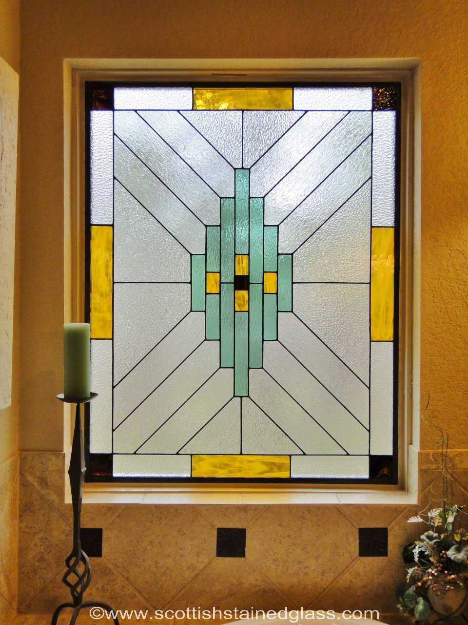 contemporary stained glass design