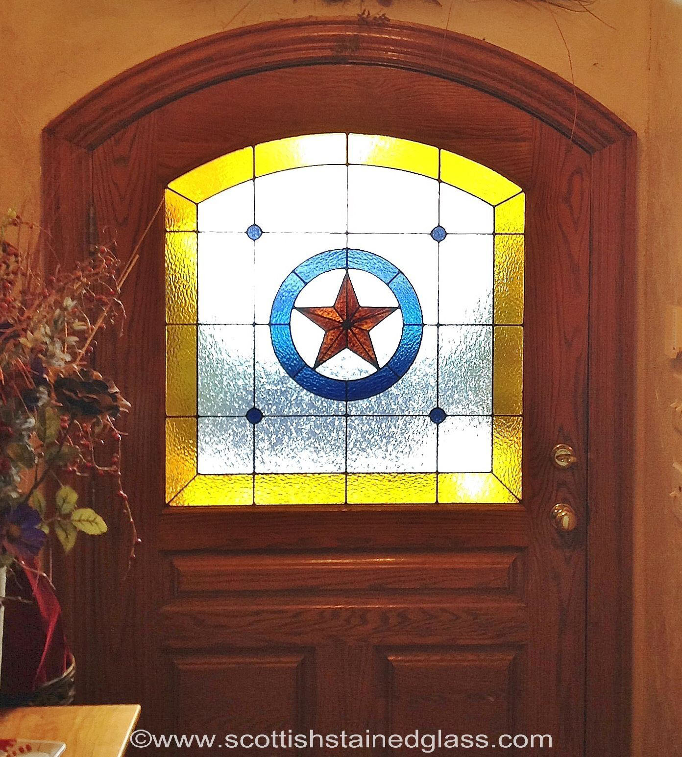 dallas texas stained glass design