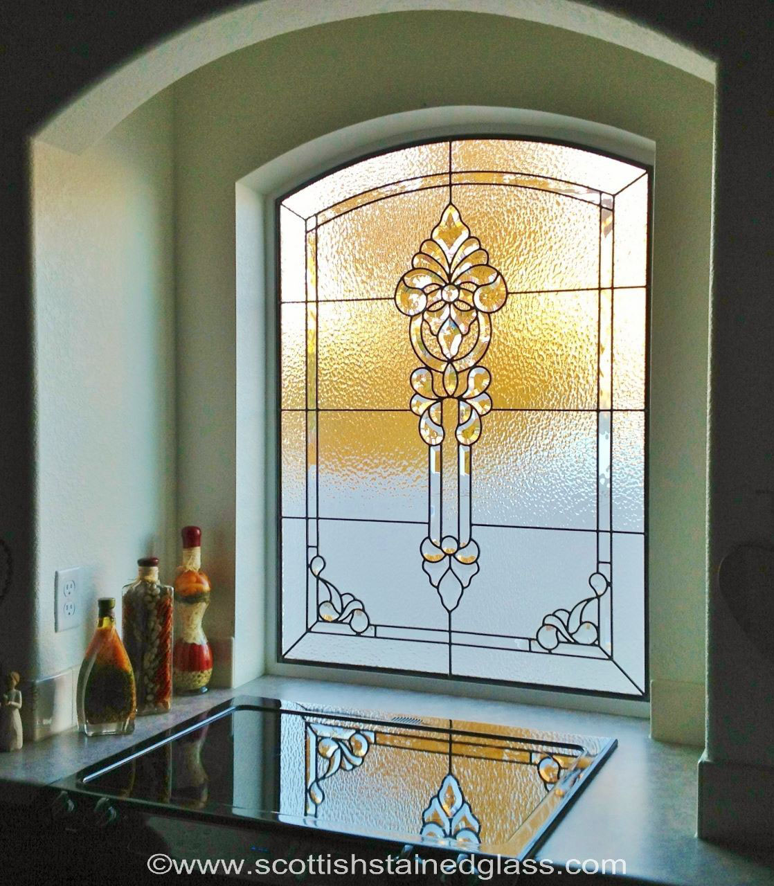 kitchen stained glass design dallas