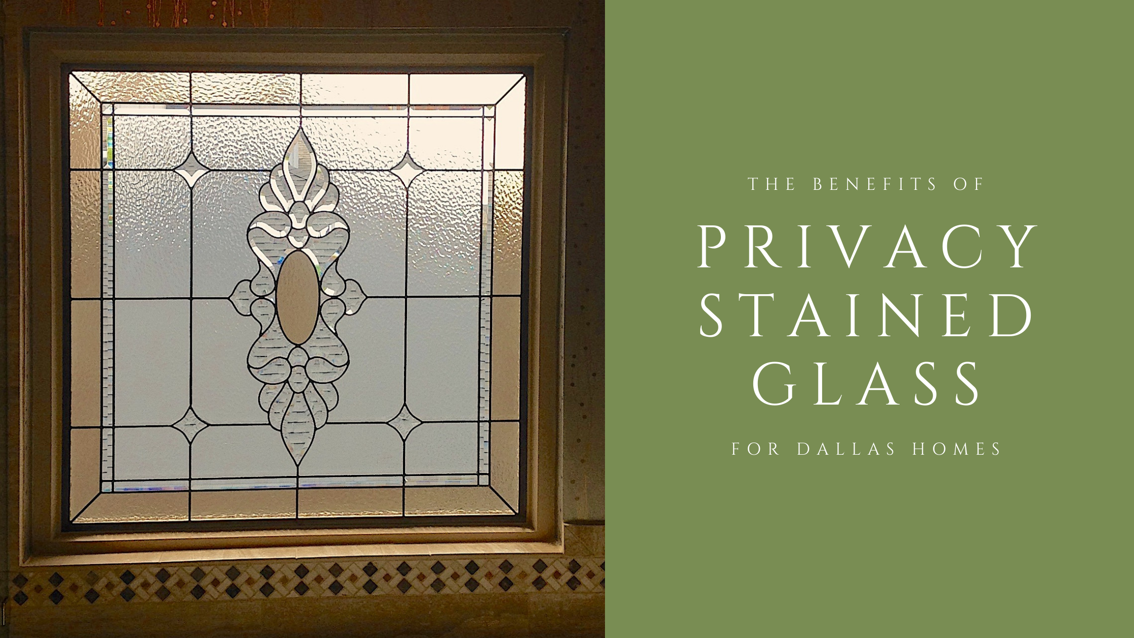 privacy stained glass dallas