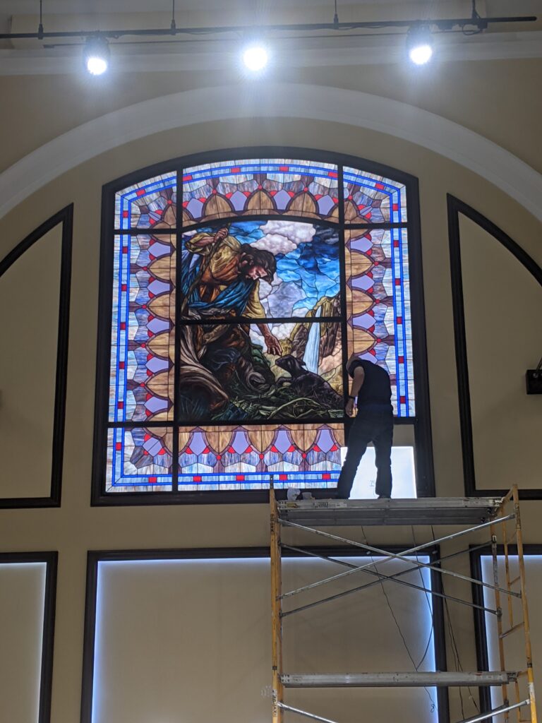 stained glass installation dallas